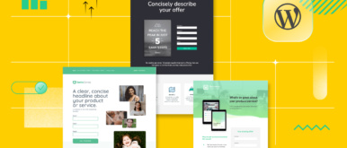 How to create a wordpress landing page