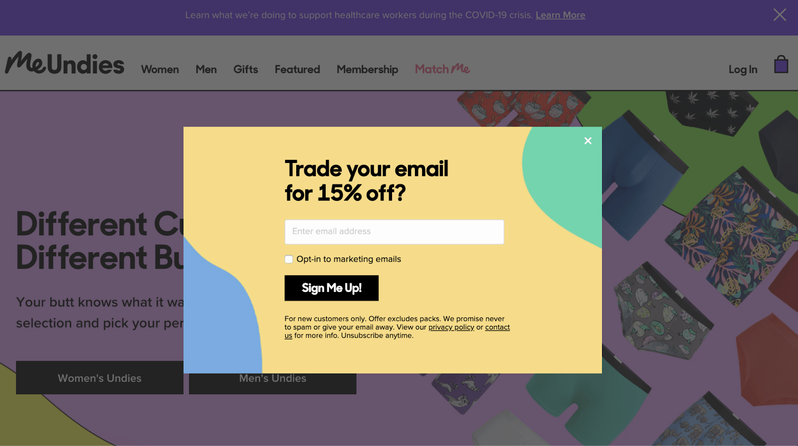 email discount coupon code example